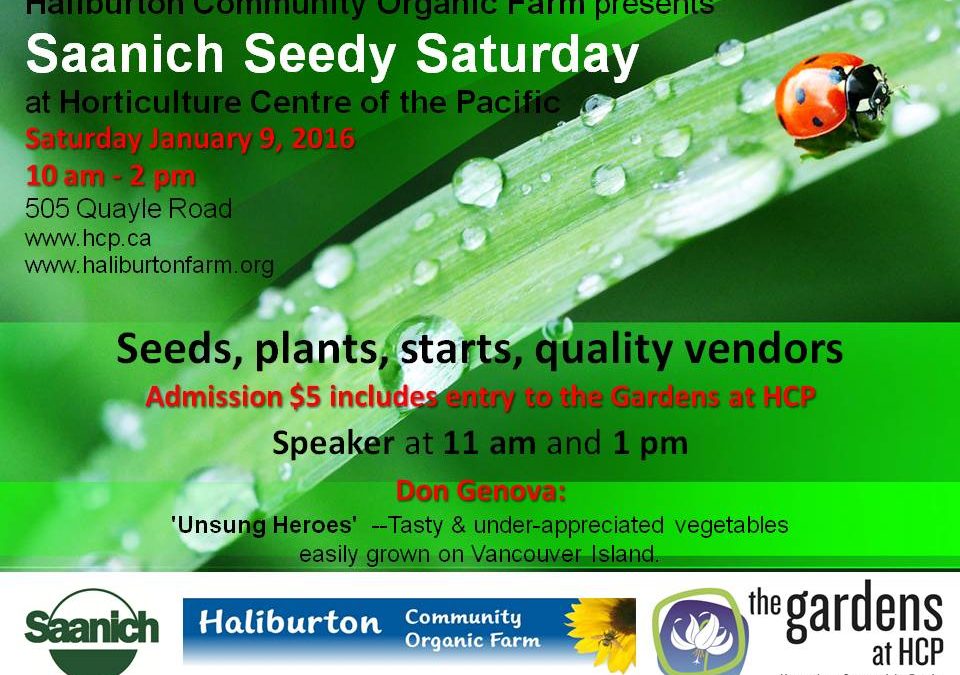 Saanich Seedy Saturday!