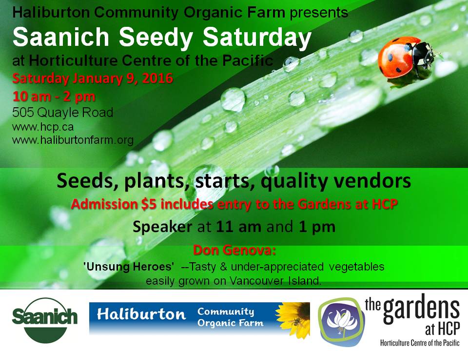 Saanich Seedy Saturday!
